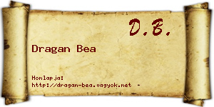 Dragan Bea névjegykártya